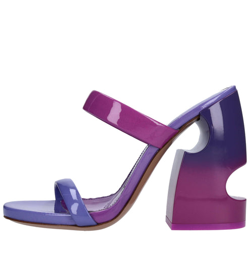 Off White Sandali Viola da donna