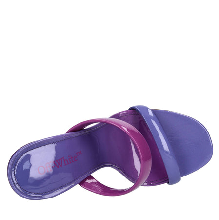 Off White Sandali Viola da donna
