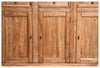 Biscottini Credenza Country in legno massello di tiglio finitura naturale L156xPR45xH103 cm. Made in Italy