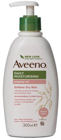Aveeno crema olio corpo pump