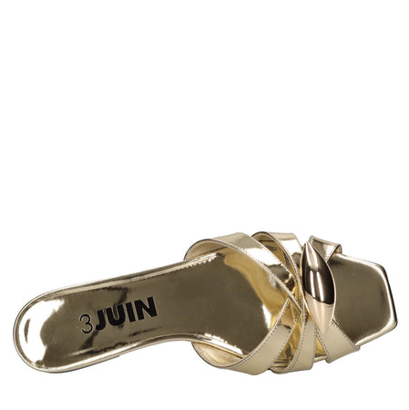 3JUIN Sandali Oro da donna