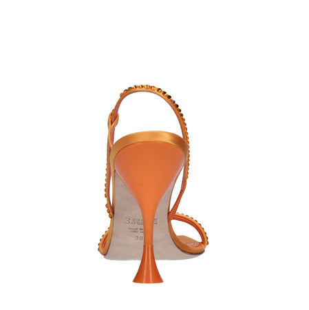 3JUIN Sandali Arancio da donna