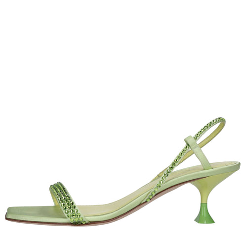 3JUIN Sandali Verde da donna
