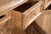Biscottini Credenza Country Biscottini legno massello tiglio finitura naturale 202x45x103