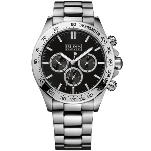 BOSS Ikon 1512965 - Cronografo da uomo in acciaio INOX con movimento al quarzo