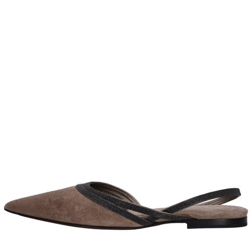 Brunello Cucinelli Scarpe basse Marrone da donna