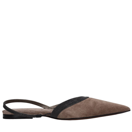 Brunello Cucinelli Scarpe basse Marrone da donna