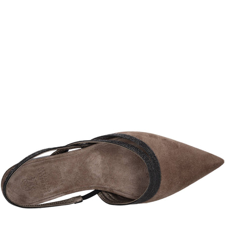 Brunello Cucinelli Scarpe basse Marrone da donna
