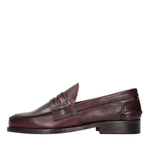 SAXONE Scarpe basse Bordeaux da donna