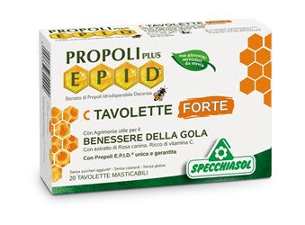 Epid c forte propoli plus benessere gola 20 tavolette masticabili