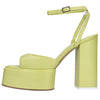 3JUIN Sandali Giallo da donna