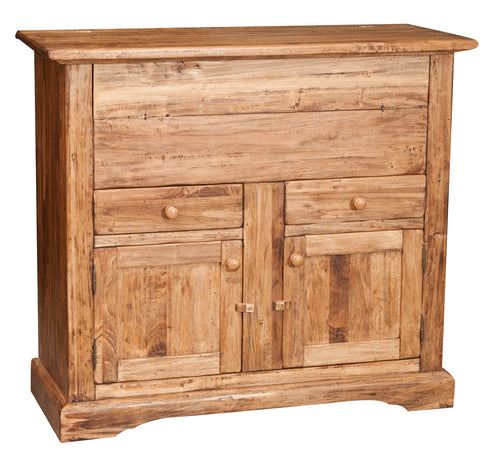 Biscottini Madia Biscottini Legno Massello Tiglio Naturale 115x48x102 Made Italy Credenza