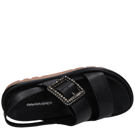 RAHYA GREY Sandali Nero da donna