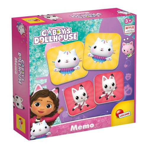 Memory Lisciani 105984 GABBY'S DOLLHOUSE 24 pz