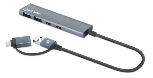 Hub 2 Porte USB-A + 2 Porte USB-C&trade USB 3.2 Gen 1