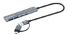 Hub 2 Porte USB-A + 2 Porte USB-C&trade USB 3.2 Gen 1