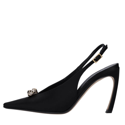 Lanvin Scarpe con Tacco Nero da donna