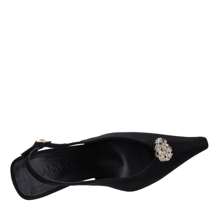 Lanvin Scarpe con Tacco Nero da donna