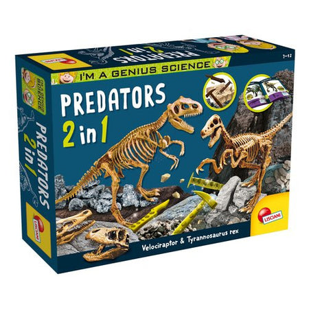 Gioco educativo Lisciani 95421 I'M A GENIUS Predatori 2 in 1