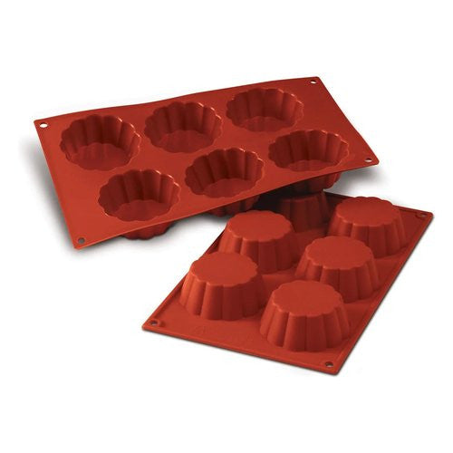 Stampo Silikomart 20 034 00 0065 6p briochette cannellate