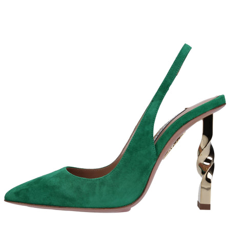 Aquazzura Scarpe con Tacco Verde da donna