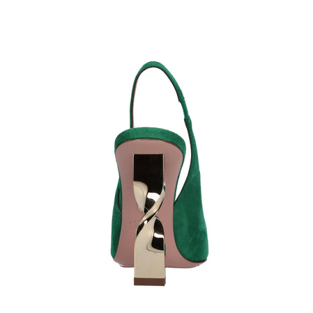 Aquazzura Scarpe con Tacco Verde da donna