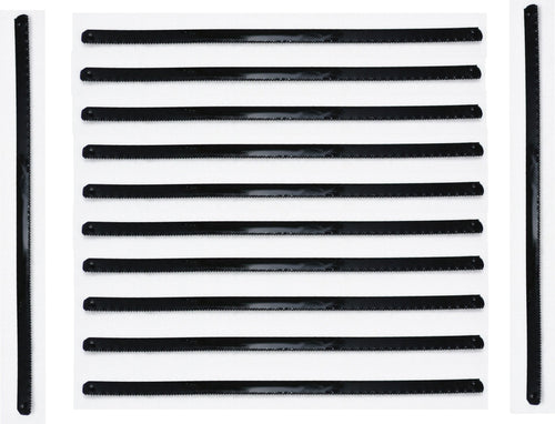 Kit 12 Lame Mini Seghetto Mini Seghetto Puk Arco Per Ferro Metallolama 155 Mm