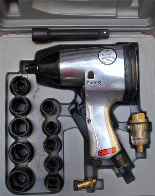 AVVITATORE PNEUMATICO CON 10 INSERTI + FILTRO ARIA E VALIGIA