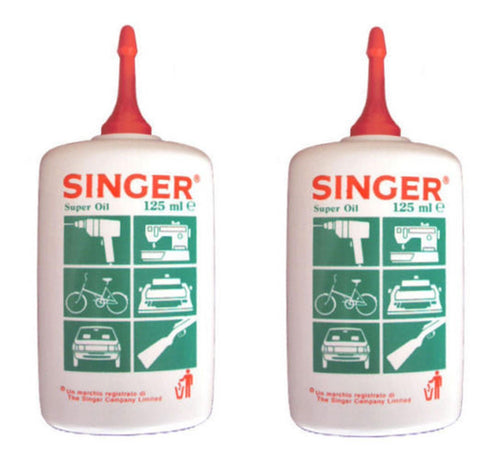 2 Pz Olio Oliatore Originale Singer Per Macchine Da Cucire Fucile Armi Df 900268