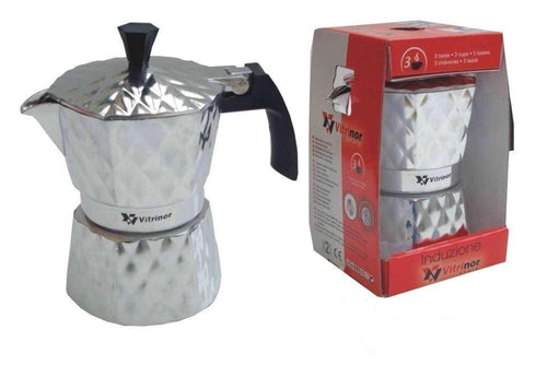 CAFFE' CAFFETTIERA PER INDUZIONE RAPIDA 3 TZ. ALLUMINIO PRA 0067167