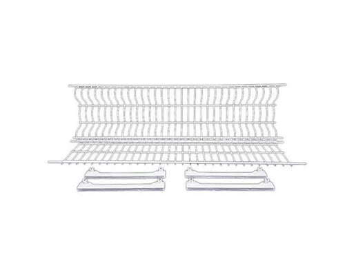 SCOLAPIATTI CM 86 PLASTIFICATO BIANCO PORTAPIATTI SUPPORTI OMAGGIO FER 72625