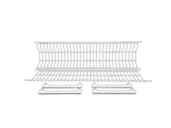 SCOLAPIATTI CM 86 PLASTIFICATO BIANCO PORTAPIATTI SUPPORTI OMAGGIO FER 72625