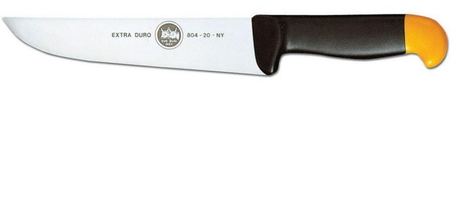COLTELLO MACELLAIO MARCA DUE BUOI cm. 20 LAMA INOX FERR 9577