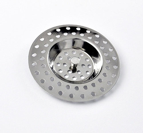 FILTRO GRIGLIA LAVANDINO CUCINA BAGNO UNIVERSALE INOX COM POMELLO SVANERA 7108