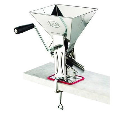 SPREMI POMODORO IN ACCIAIO CON MORSETTO PASSAPOMODORO CM 17x22.5x30 - FER 288637