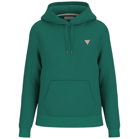 Guess felpa verde cappuccio mini logo W4YQ04KC811G8ET