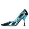 3JUIN Scarpe con Tacco Verde da donna