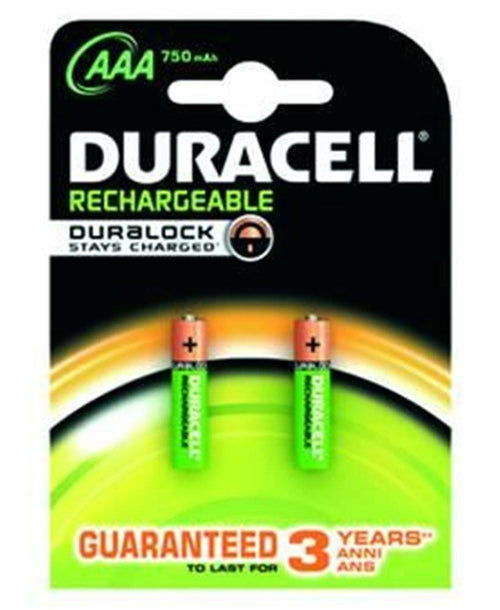 Duracell Batteria 2 Batterie Ministilo Aaa Ricaricabili 1,2 V 750 Mah Fer 99523