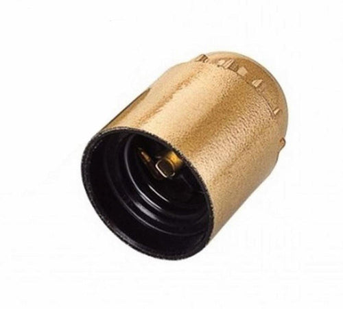PORTALAMPADA E 27 COLORE ORO 1 PEZZO IN BAKELITE ATTACCO GRANDE