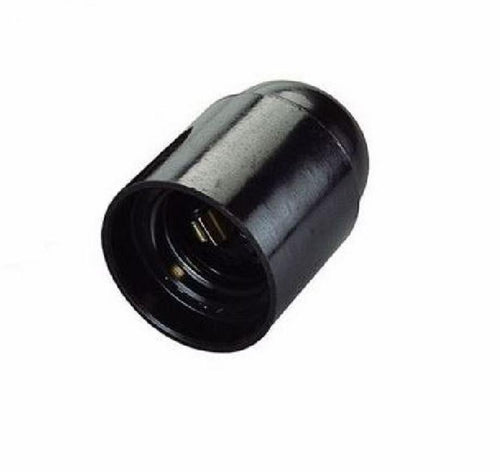 PORTALAMPADA E 27 COLORE NERO 1 PEZZO IN BAKELITE ATTACCO GRANDE FE 88893