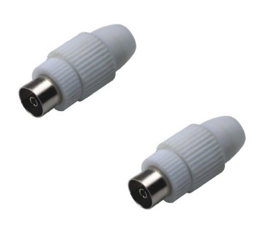 SPINOTTO TV FEMMINA DIAM 9.5 MM 2 PEZZI PER ANTENNA TV