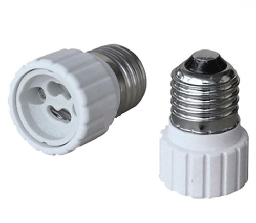 ADATTATORE - RIDUTTORE DA PORTALAMPADA E 27 A FARETTI GU 10 1 PEZZO DF 8091970