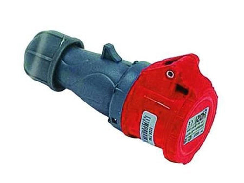 PRESA INDUSTRIALE VOLANTE ROSSA 3 POLI + TER + NEU IP44 16 A 220 VOLT FE 271851