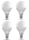 4 LAMPADINE CONSUMO 3 W A LED ATTACCO E 14 3000 k LUCE CALDA LAMPADINA