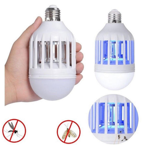 LAMPADINA LED 9 W LUCWE CALDA E 27 CON ZANZARIERA ELETTRICA 2 FUNZIONI PR 450101