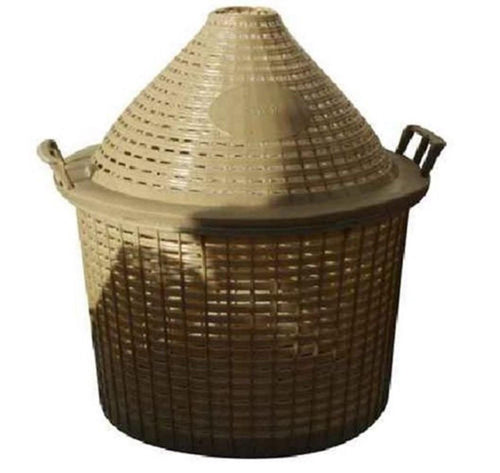 CESTA A CUPOLA IN PLASTICA PER DAMIGIANA A BOCCA STRETTA DA LT 15 FERR 256599