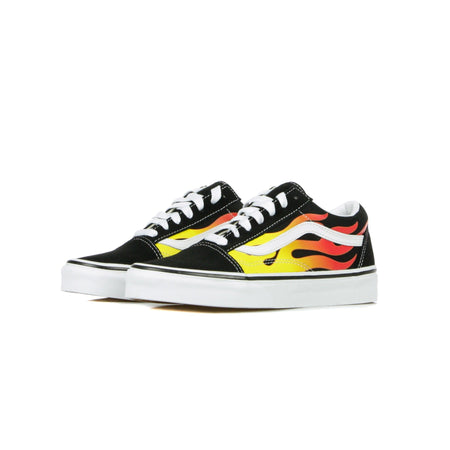 VANS Scarpa Bassa Uomo Old Skool (flame) Black/black/true White da uomo