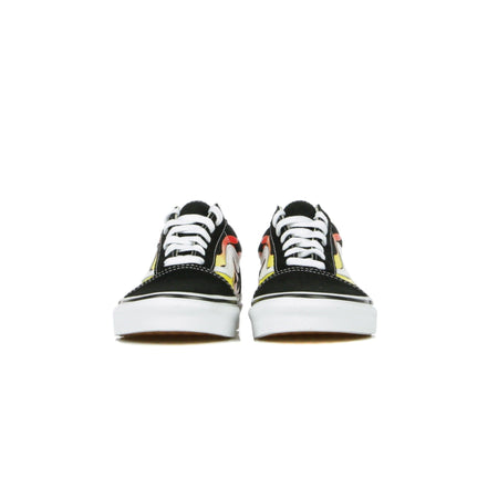 VANS Scarpa Bassa Uomo Old Skool (flame) Black/black/true White da uomo