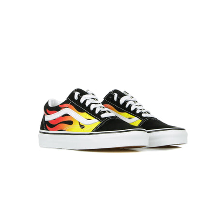 VANS Scarpa Bassa Uomo Old Skool (flame) Black/black/true White da uomo