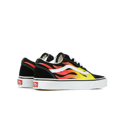 VANS Scarpa Bassa Uomo Old Skool (flame) Black/black/true White da uomo